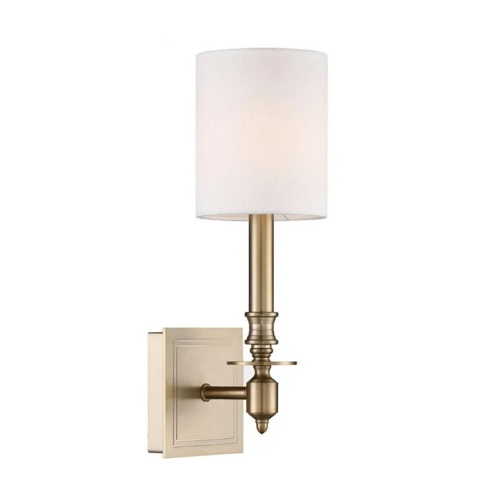 Crystorama Lighting Group LLO-481 Brass Lloyd Single Light 14